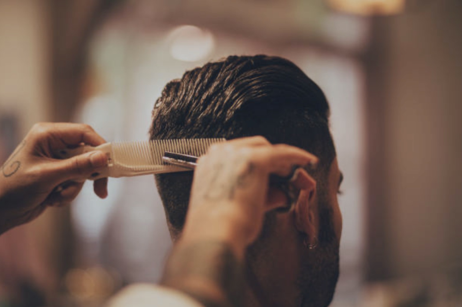 Heren knippen bij Fancy Hair